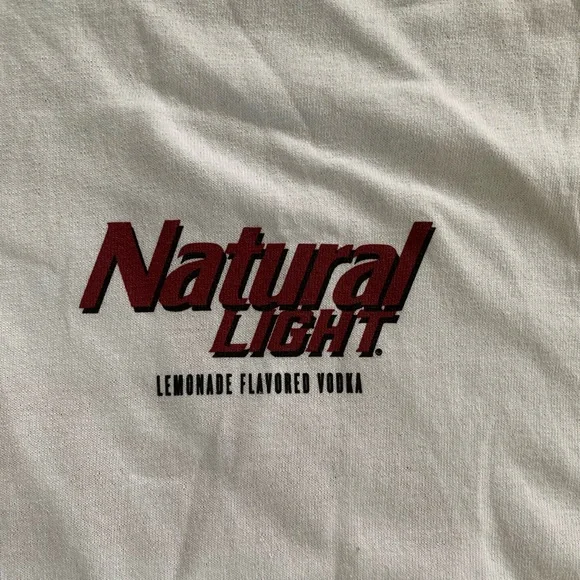Natural Light Beer Tee Shirt - Picture 2 of 5